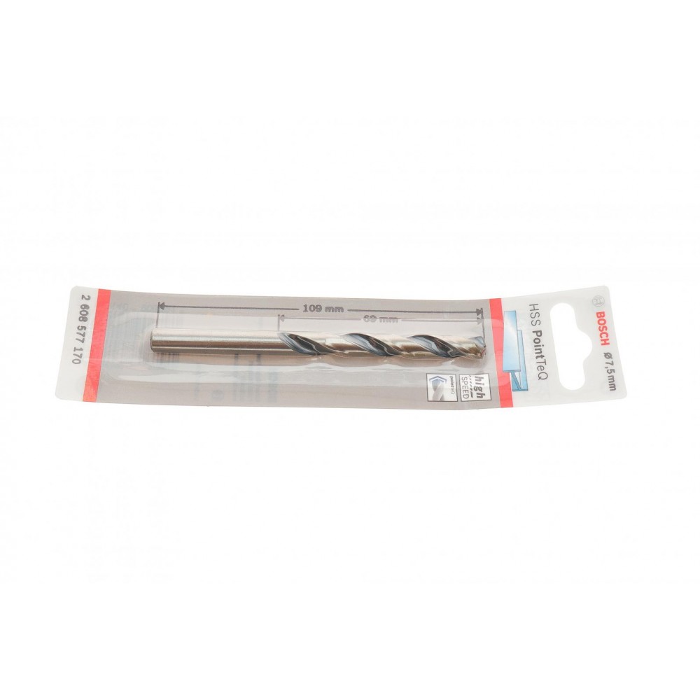 2608577170 BOSCH Свердло HSS PointTeQ Ø7,5 мм