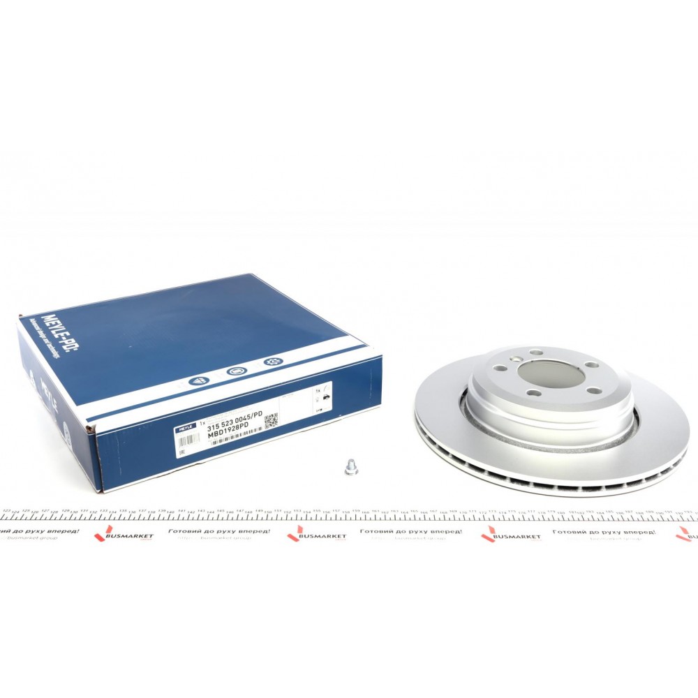 315 523 0045/PD MEYLE Гальмівний диск