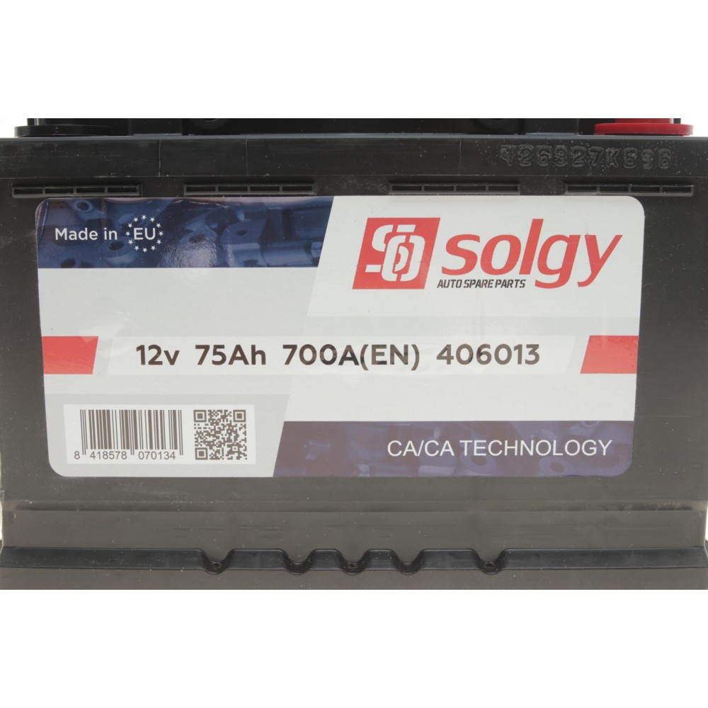 Акумуляторна батарея 75Ah/700A (278x175x190/+R)