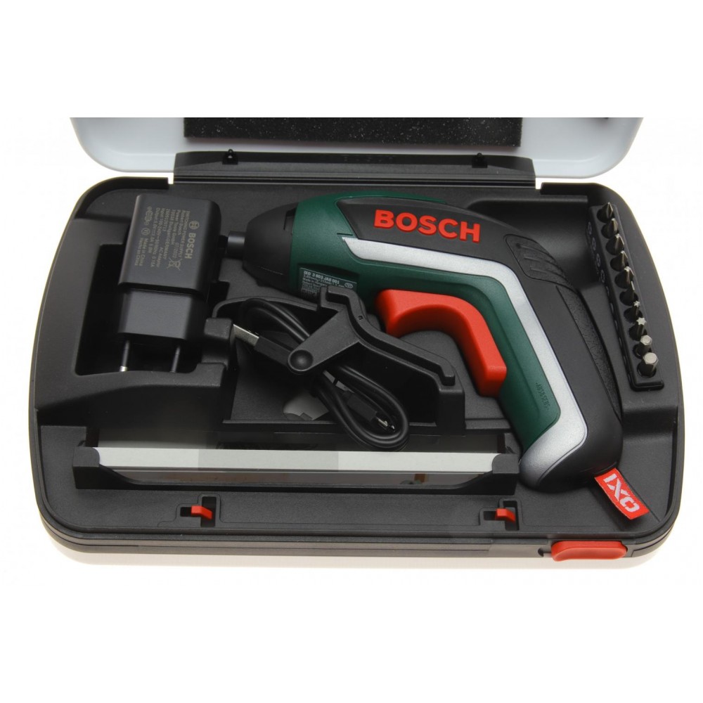 Шуруповерт акумуляторний Bosch IXO (4.5 Nm/3.6V) 0–215 об./Макс (знято з постачання)
