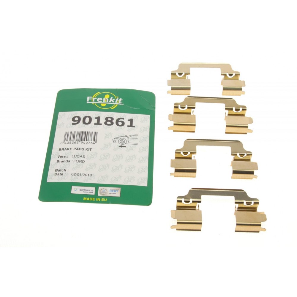 901861 FRENKIT Комплектуючі колодки дискового гальма