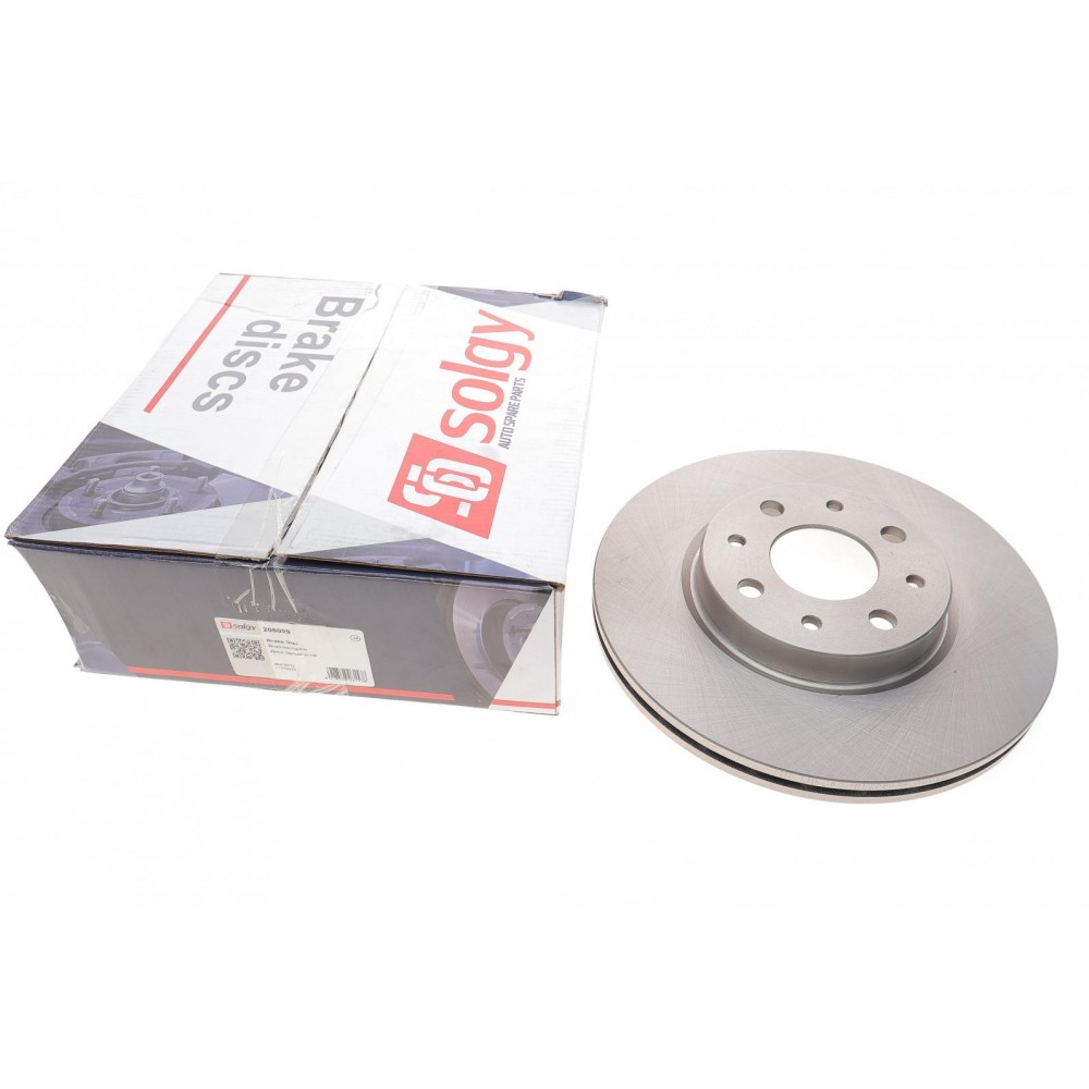 Диск гальмівний (передній) Fiat Doblo 01- (257x20)