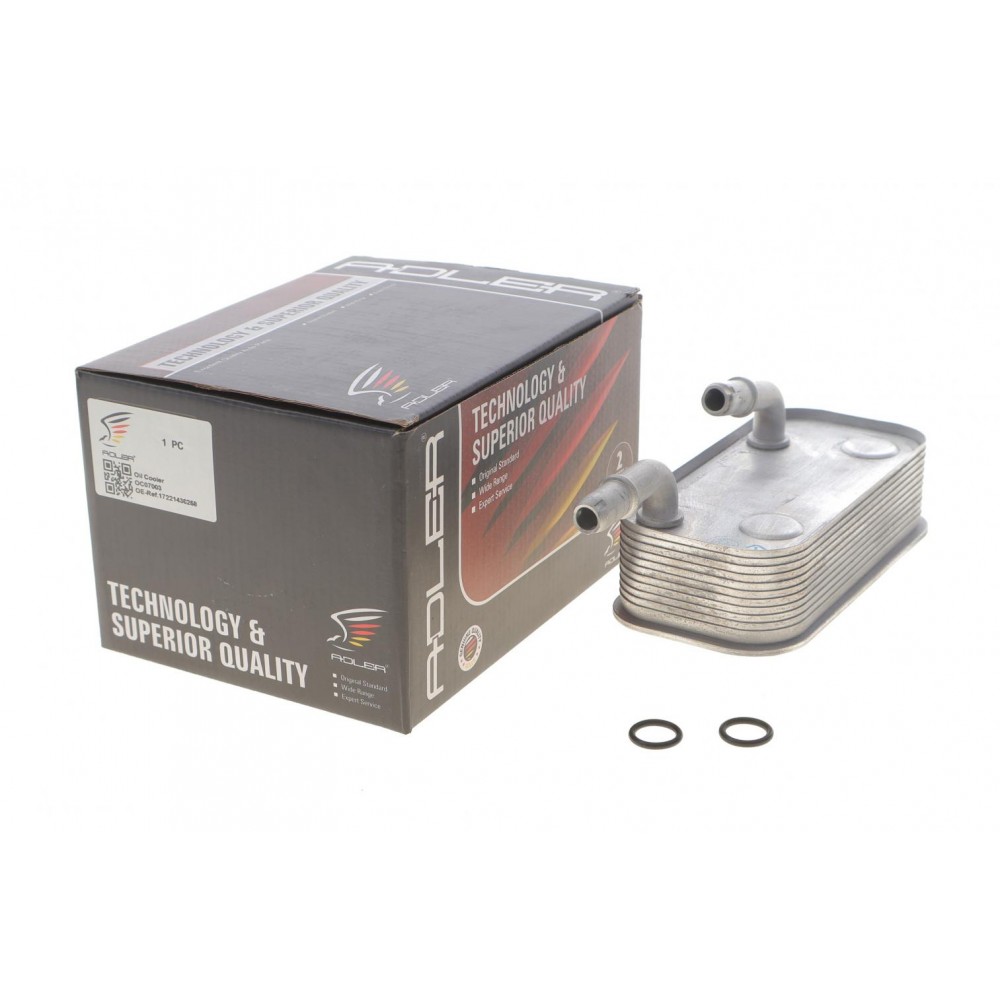 Радіатор масляний BMW 3 (E46)/X3 (E83) 1.6-3.2 98-10 M47/M52/M54/M57/N47 (теплообмінник) (АКПП)