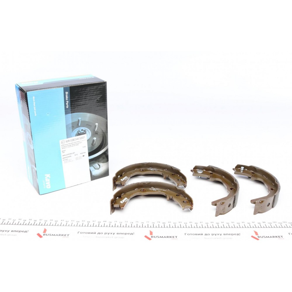 KBS-6404 KAVO PARTS Комплект гальмівних колодок