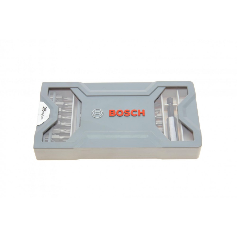 2607017037 Bosch Bosch Набор бит Mini X-Line Extra Hard, с универсальным магнитным держателем, 25 шт.