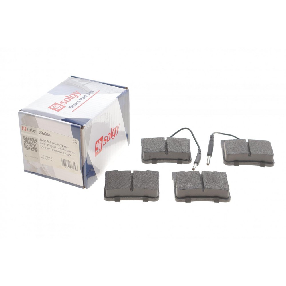 Колодки гальмівні (задні) MB Vito (W638) TDI 96- (Ate)/(з датчиками)