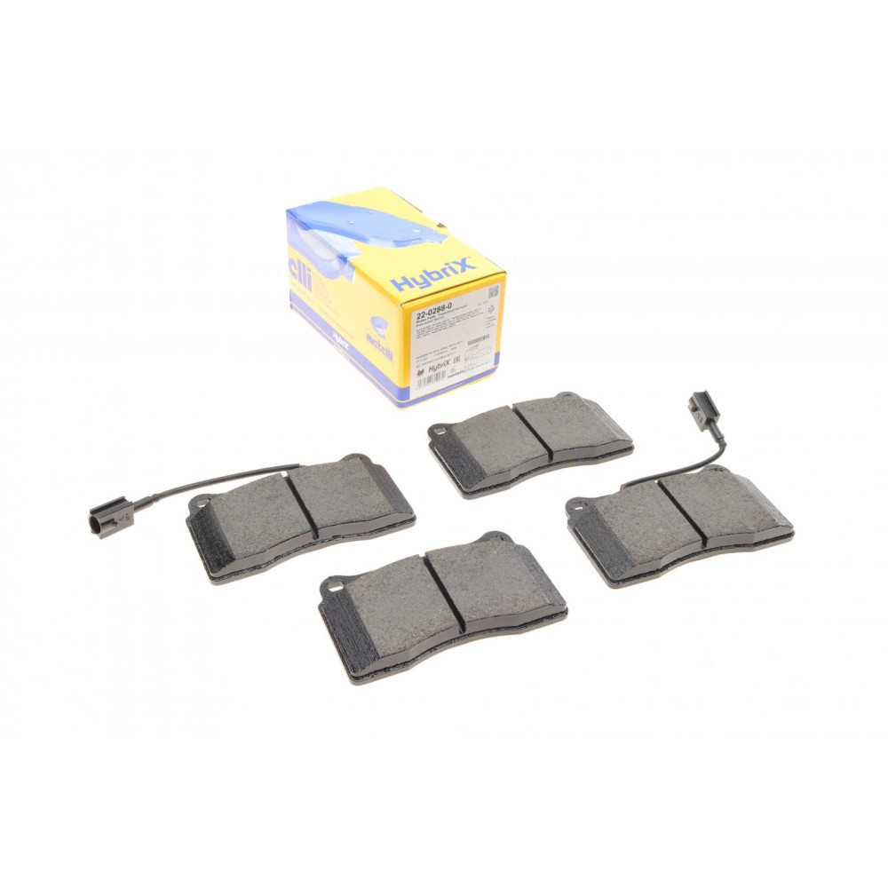 22-0288-0 METELLI КомплеК т гальмівних колодок, дискове гальмо