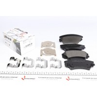 24412 00 701 10 BRECK Комплект гальмівних колодок дисковий гальм