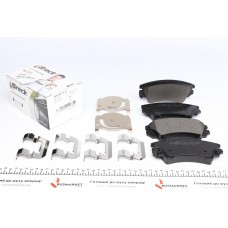 24412 00 701 10 BRECK Комплект гальмівних колодок дисковий гальм