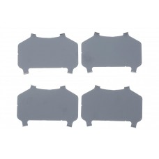 Комплект протискрипних пластин (передніх) VW Touareg 02-18/Land Rover Range Rover 02-13