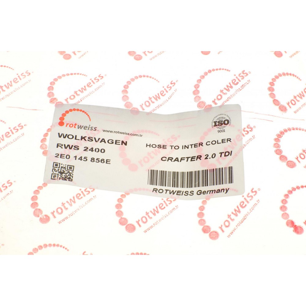 Патрубок інтеркулера VW Crafter 2.0 TDI 11-16