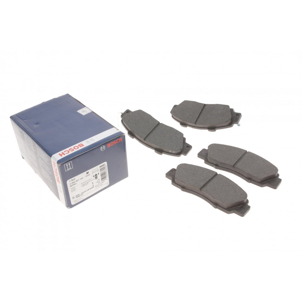 0 986 461 142 BOSCH Комплект гальмівних колодок дисковий гальм