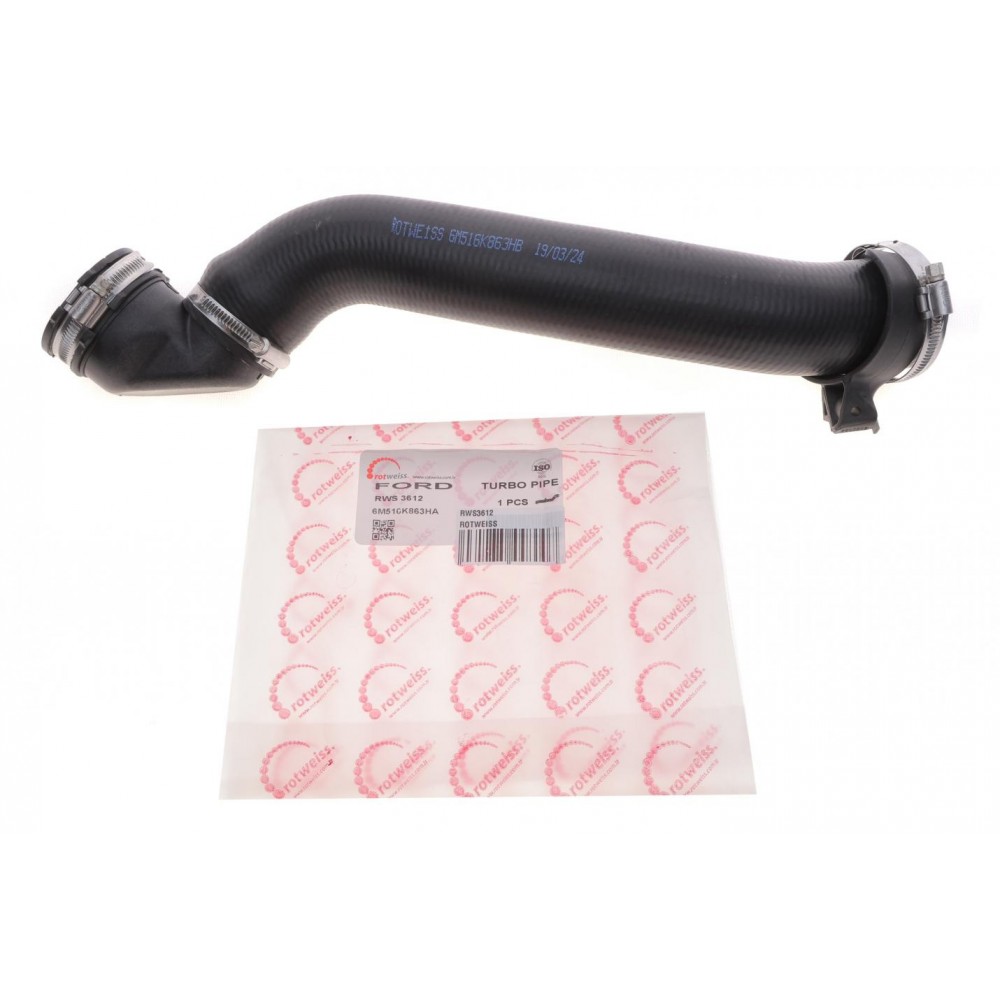 Патрубок інтеркулера Ford Focus 1.6 TDCI 04-12/Volvo S40/V50 1.6D 05-12