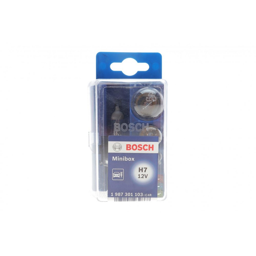 Комплект лампочок H7 12V (MiniBox) (H7 12V; P21W; R5W; T4W; 1x10A, 1x15A, 1x20A)