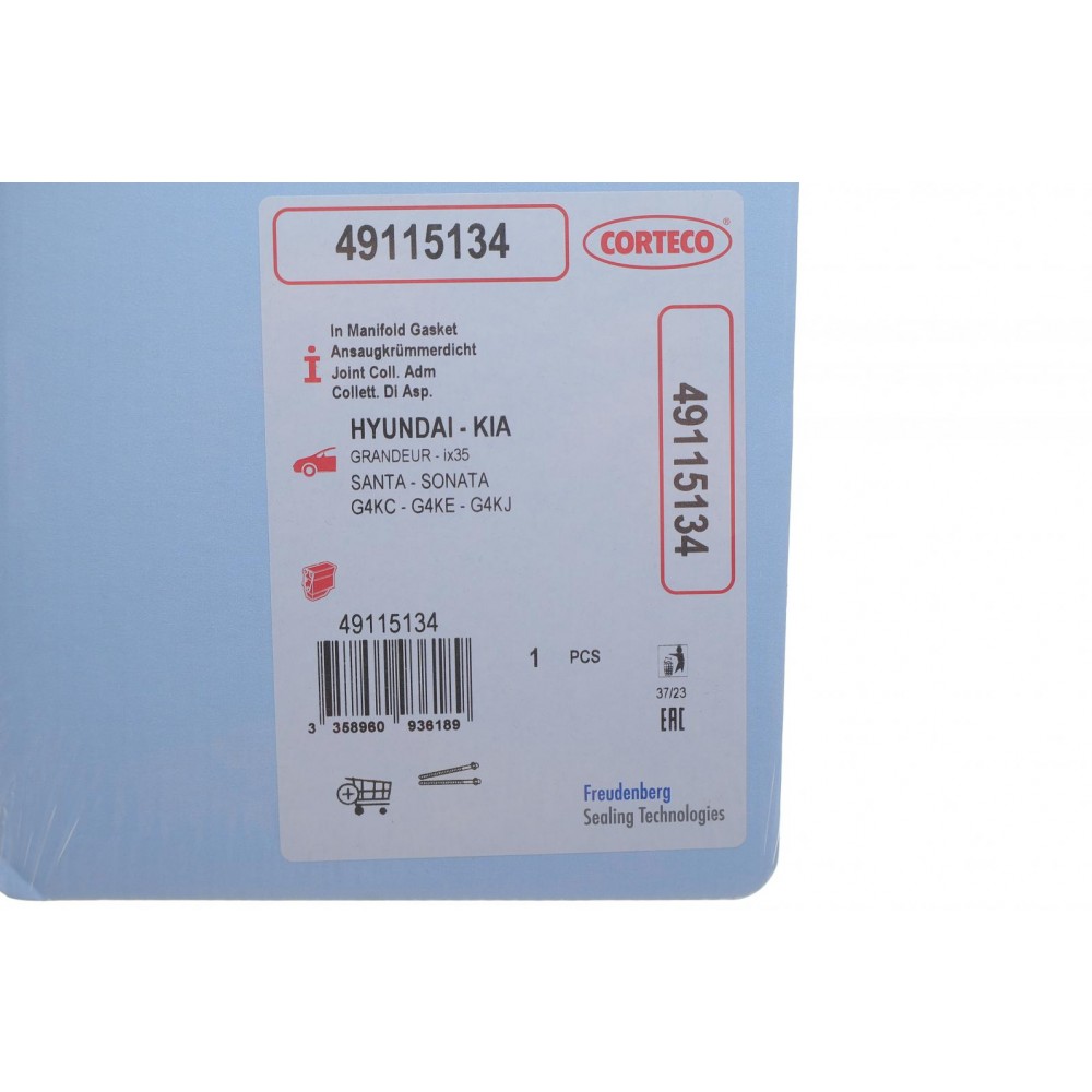 Прокладка колектора впускного Hyundai Sonata/Kia Carens 2.0 VVTi/2.4 05-