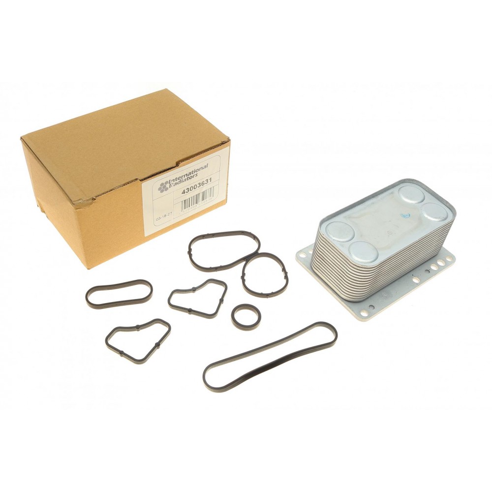 43003631 VAN WEZEL масляний радіатор двигунне олива