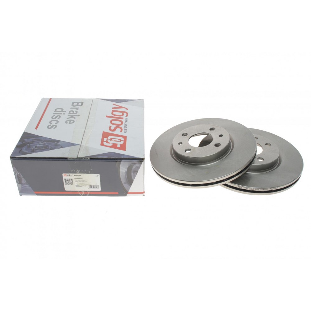 Диск гальмівний (передній) Citroen Nemo/Peugeot Bipper 08- (257x22)