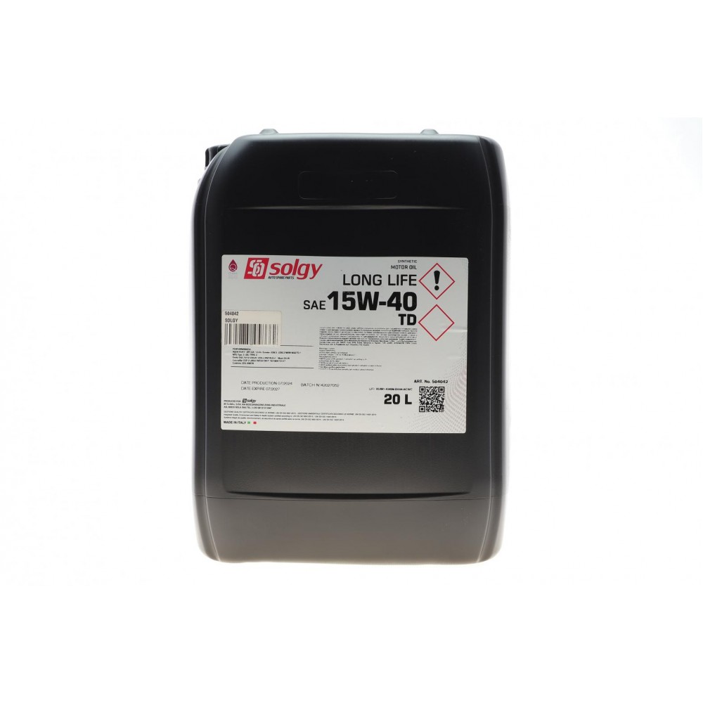 Олива 15W40 LONG LIFE TD (20L) (MB 228.3/CUMMINS CES 20078/DEUTZ DQC IV 10/CAT ECF-2)