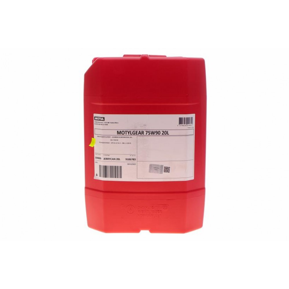 Олива 75W90 Motyl Gear (20L) (API GL-4/GL-5) (104000)