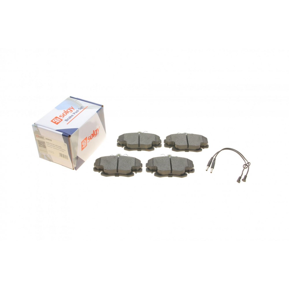 Колодки гальмівні (передні) Dacia Logan 04-/Renault Symbol/Clio/Megane/Peugeot 309 (з датчиком)