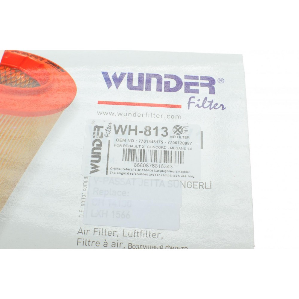 Фільтр повітряний Renault 19/ 20/ 21/ 22 Megane I 1.6e/1.6i -99