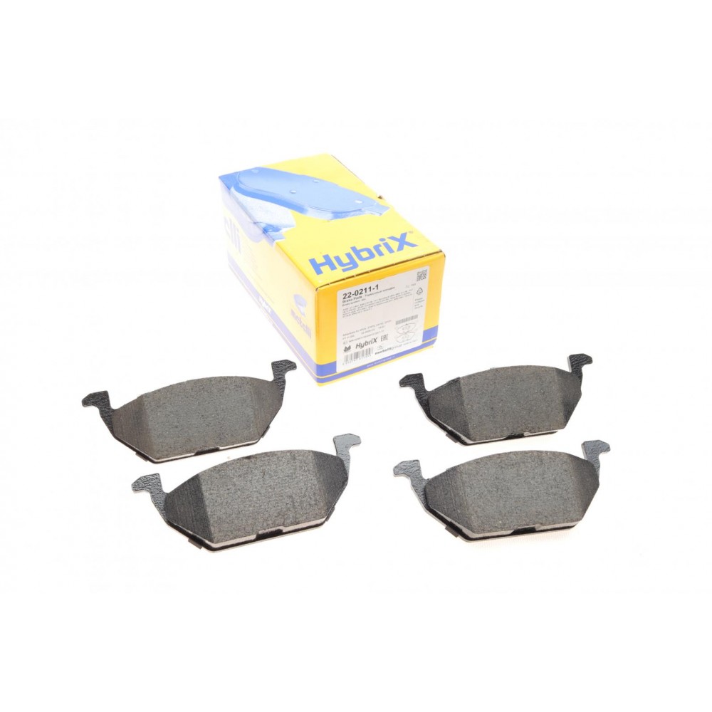 22-0211-1 METELLI Комплект гальмівних колодок дисковий гальм