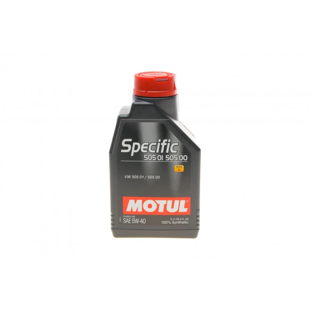 Олива моторне 100% синтетичне MOTUL SPECIFIC VW 505 01 505 00 5W-40, 1л (842411) (101573) купити в Україні цена