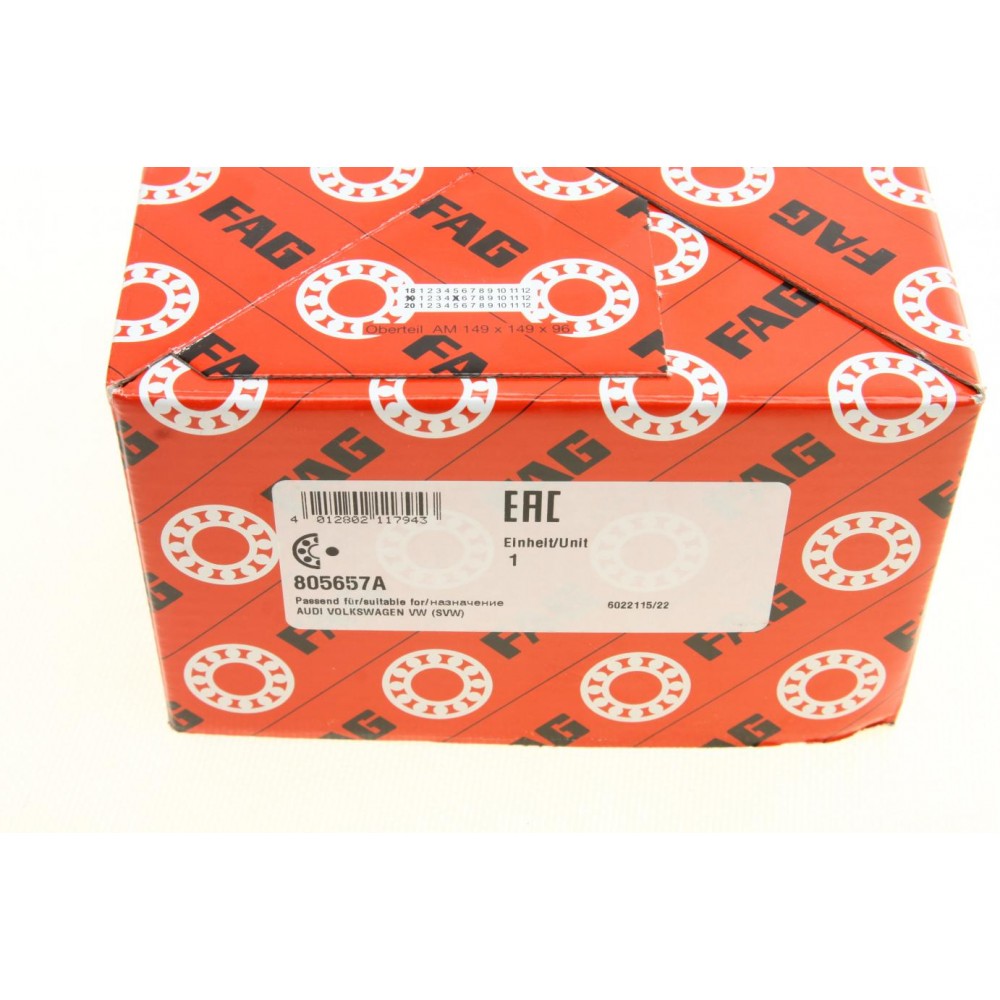 Підшипник маточини (передньої) VW Caddy III/Golf V 03- (4 болти)