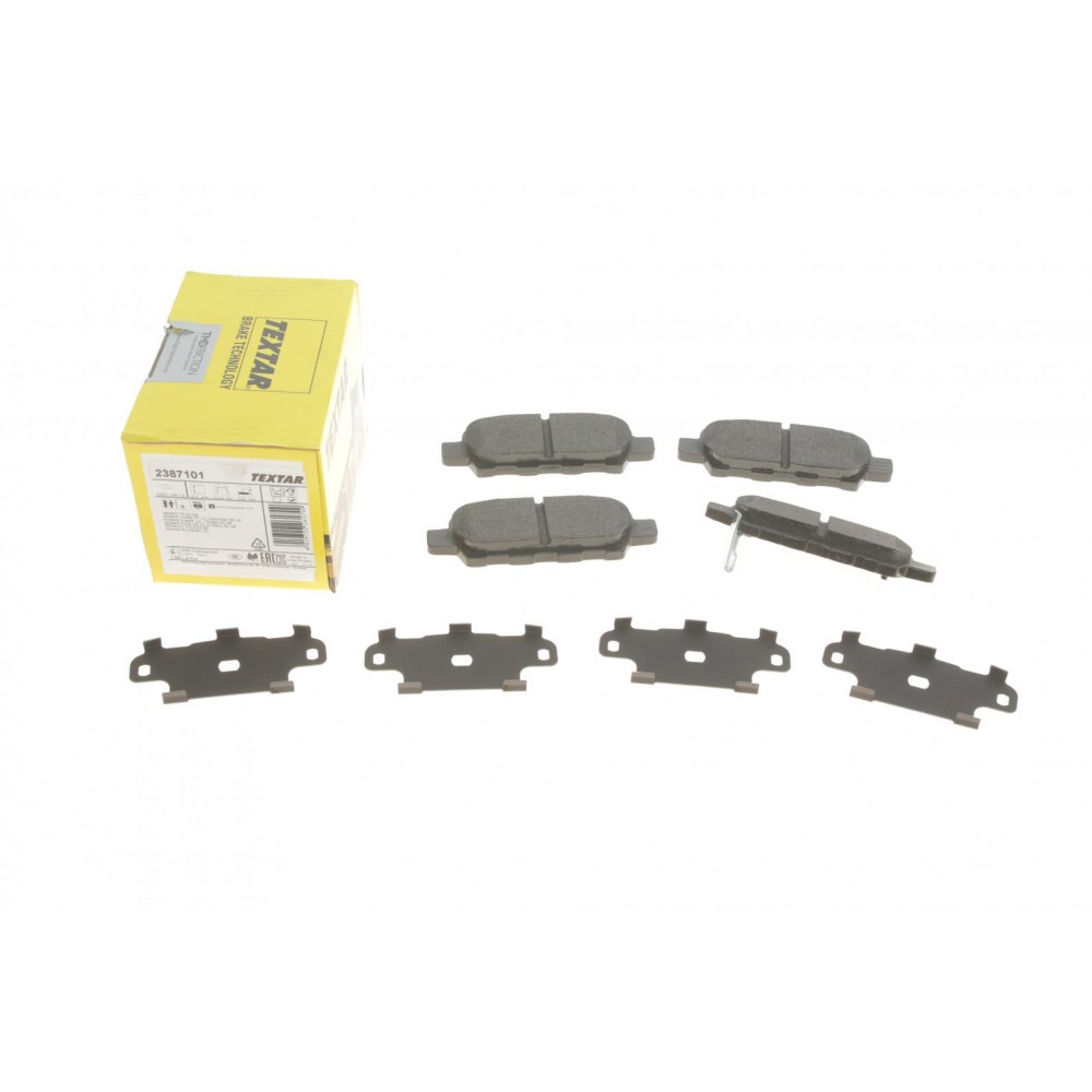 2387101 TEXTAR Комплект гальмівних колодок дисковий гальм