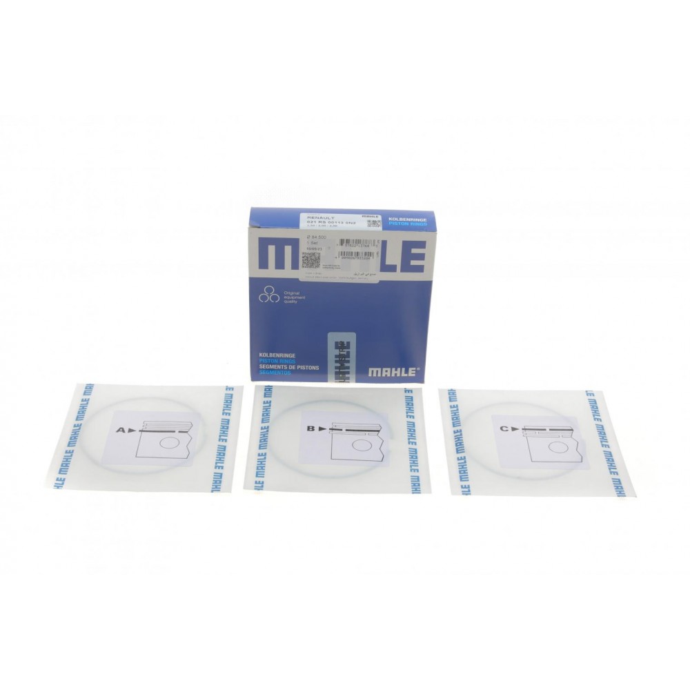 021 RS 00113 0N2 MAHLE Комплект поршневих кілець