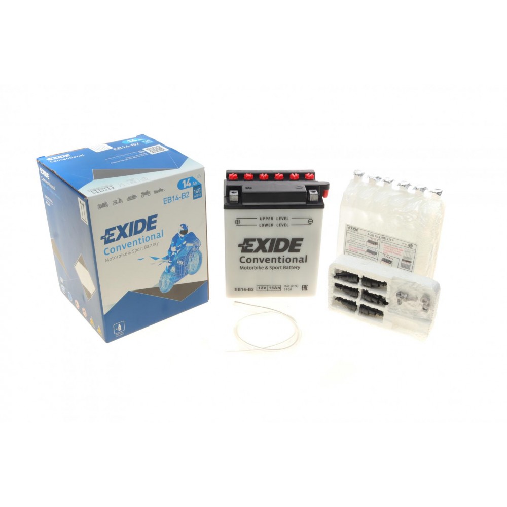 EB14-B2 EXIDE Стартерна акумуляторна батарея