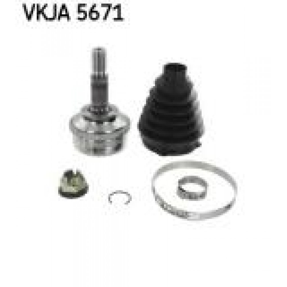 VKJA 5671 SKF Шарнирный комплект, Привідний вал