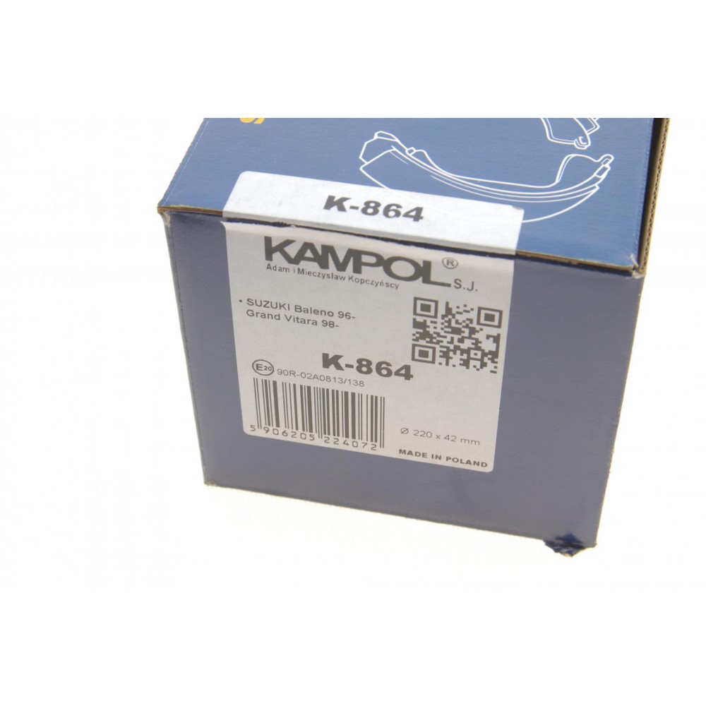 Колодки гальмівні (задні) Suzuki Vitara 96- (барабанні) (220x41.5)