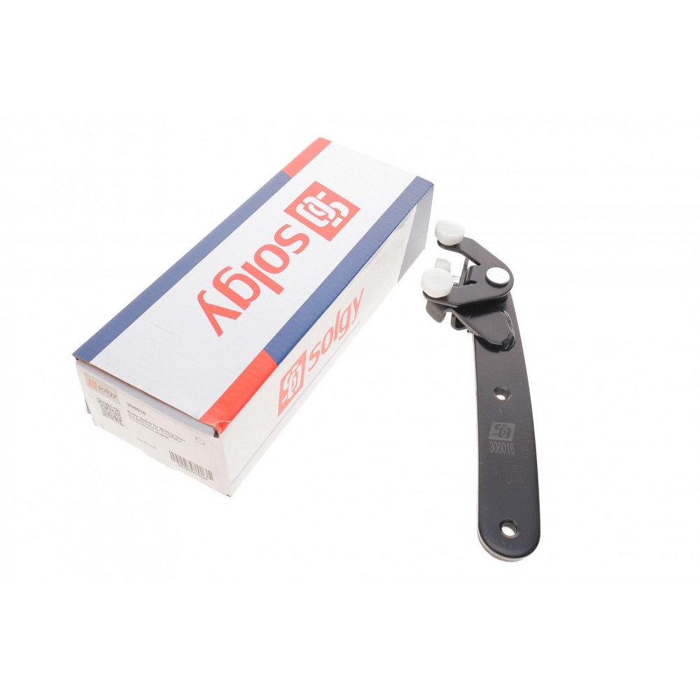 Ролик дверей (бічних/нижній) VW Caddy 03- (R) (з кронштейном)