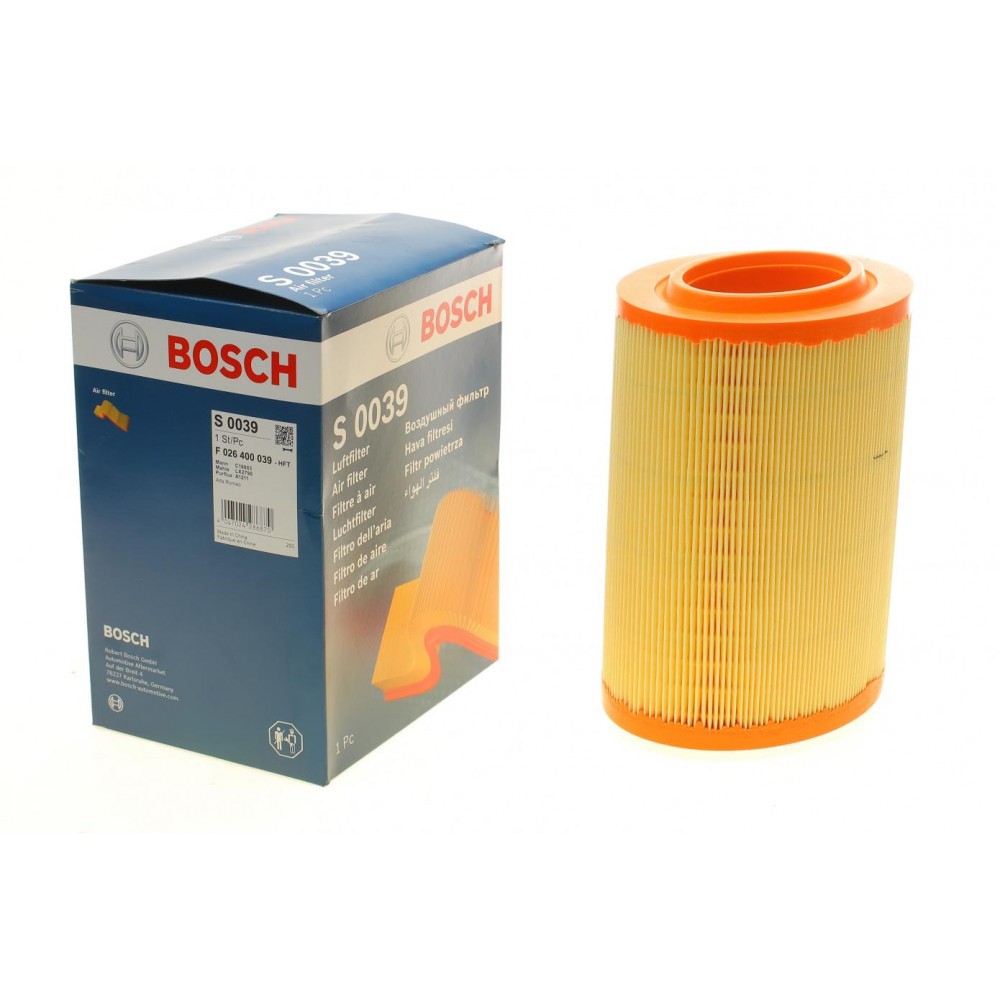 F 026 400 039 BOSCH Повітряний фільтр