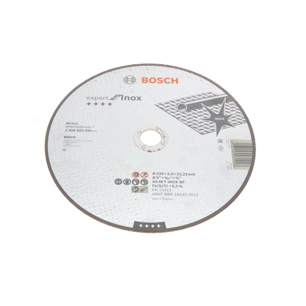 2608600096 Bosch Bosch Диск отрезной Expert for Inox, 230х22.23мм