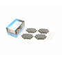 KBP-10005 KAVO PARTS Комплект гальмівних колодок дисковий гальм