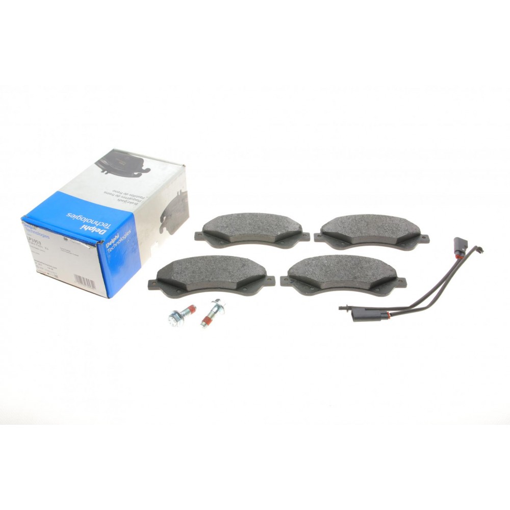 LP1953 DELPHI Комплект гальмівних колодок дисковий гальм