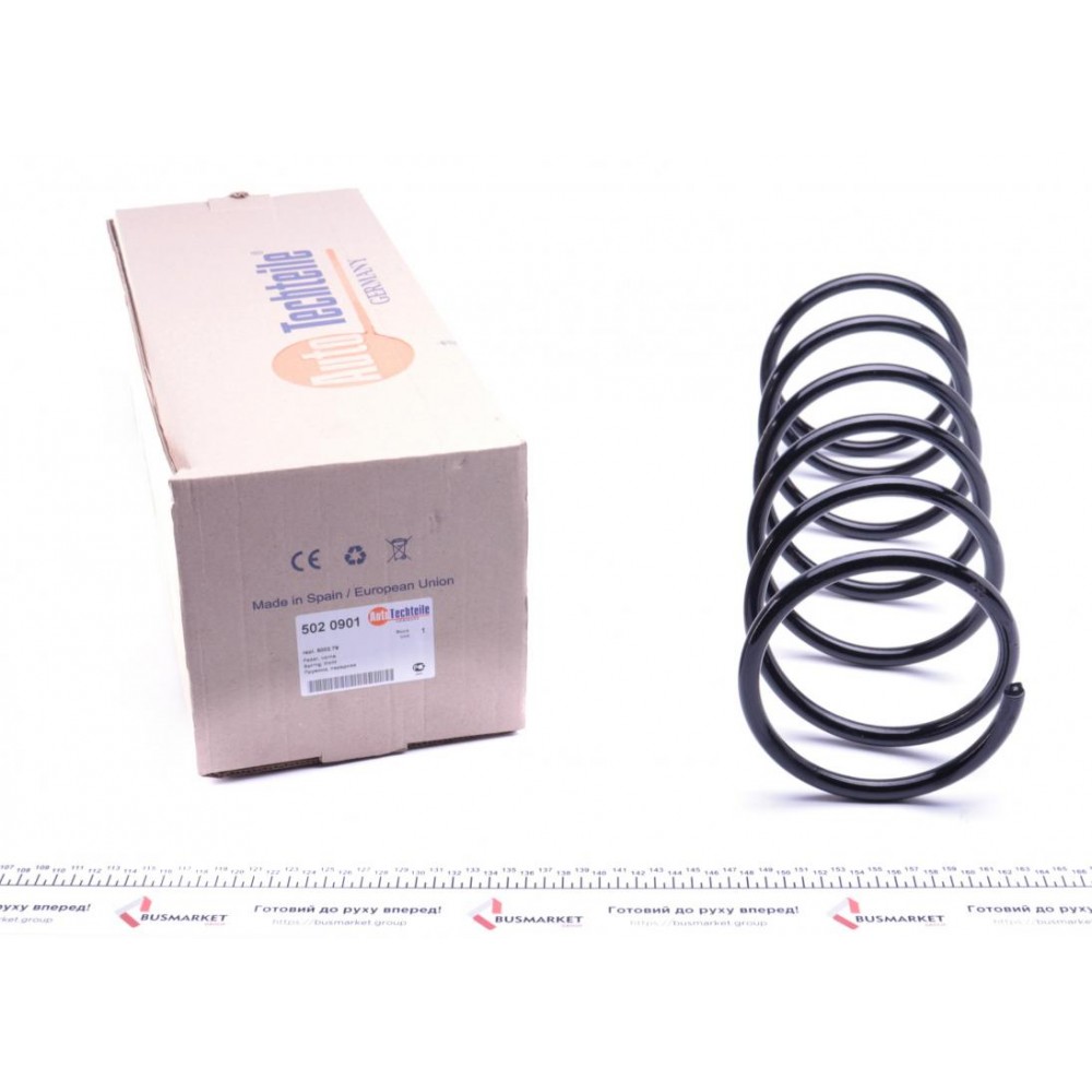 Пружина (передня) Citroen Berlingo/Peugeot Partner 1.8D/2.0 HDI 98-07 (800kg) (d=12,5мм)