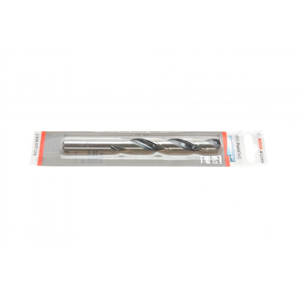 2608577176 Bosch Bosch Сверло по металлу HSS-PointTeQ, 12х101х151мм