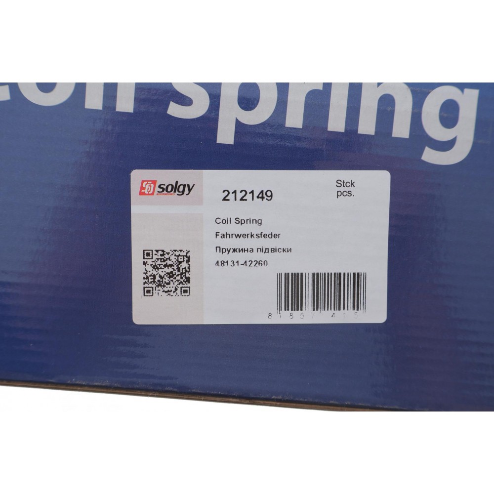 Пружина (передня) Toyota Rav4 II 2.0D 4WD 01-05