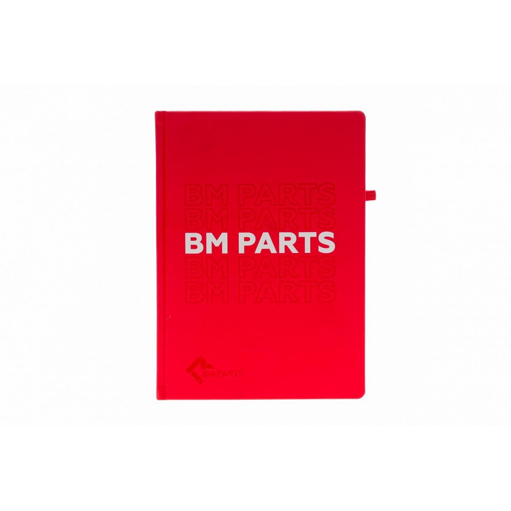 Блокнот BM Parts червоний
