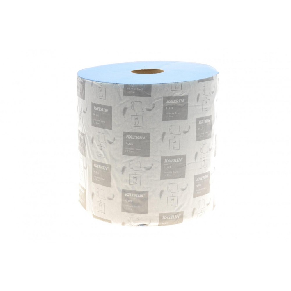 Папір для протирання  поверхонь Plus L Blue 2 шари/344м/930відр.(26x37см)