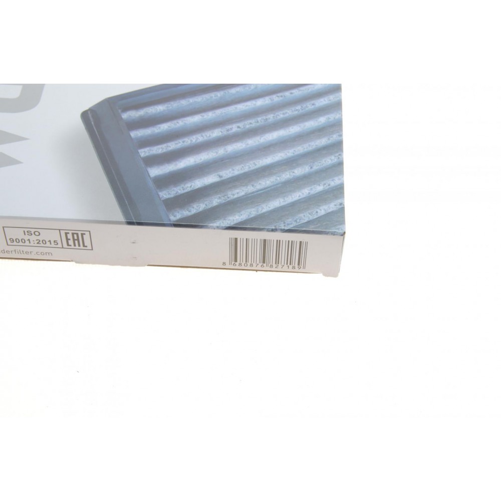 Фільтр салону Ford Fiesta 1.0-1.6TDCI 08- (вугільний)