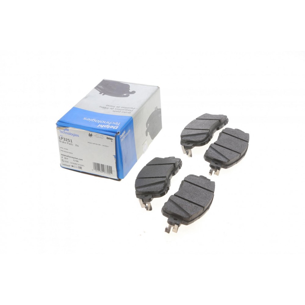 Колодки гальмівні (передні) Nissan Leaf 14-/Altima III 13- (Nisshinbo)