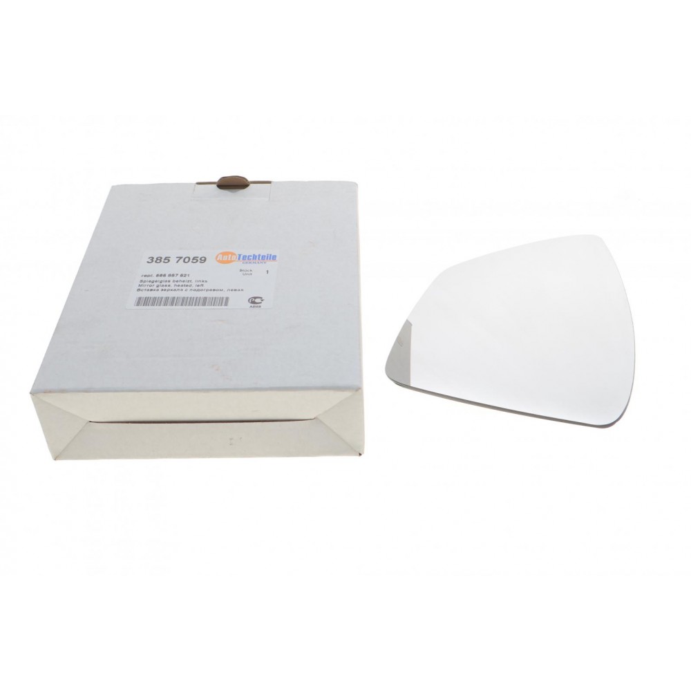 Скло дзеркала (з підігрівом) Skoda Karoq/Kodiaq 16- (L)