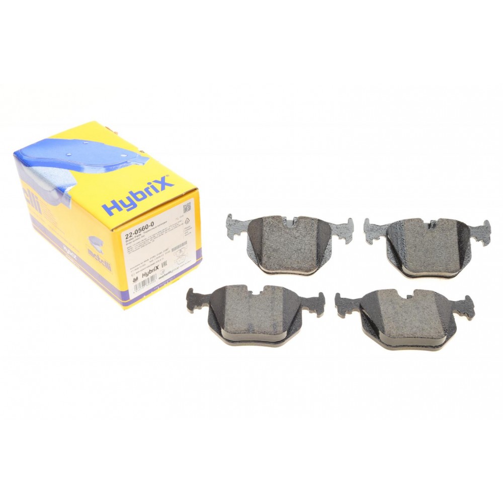 22-0560-0 METELLI Комплект гальмівних колодок дисковий гальм