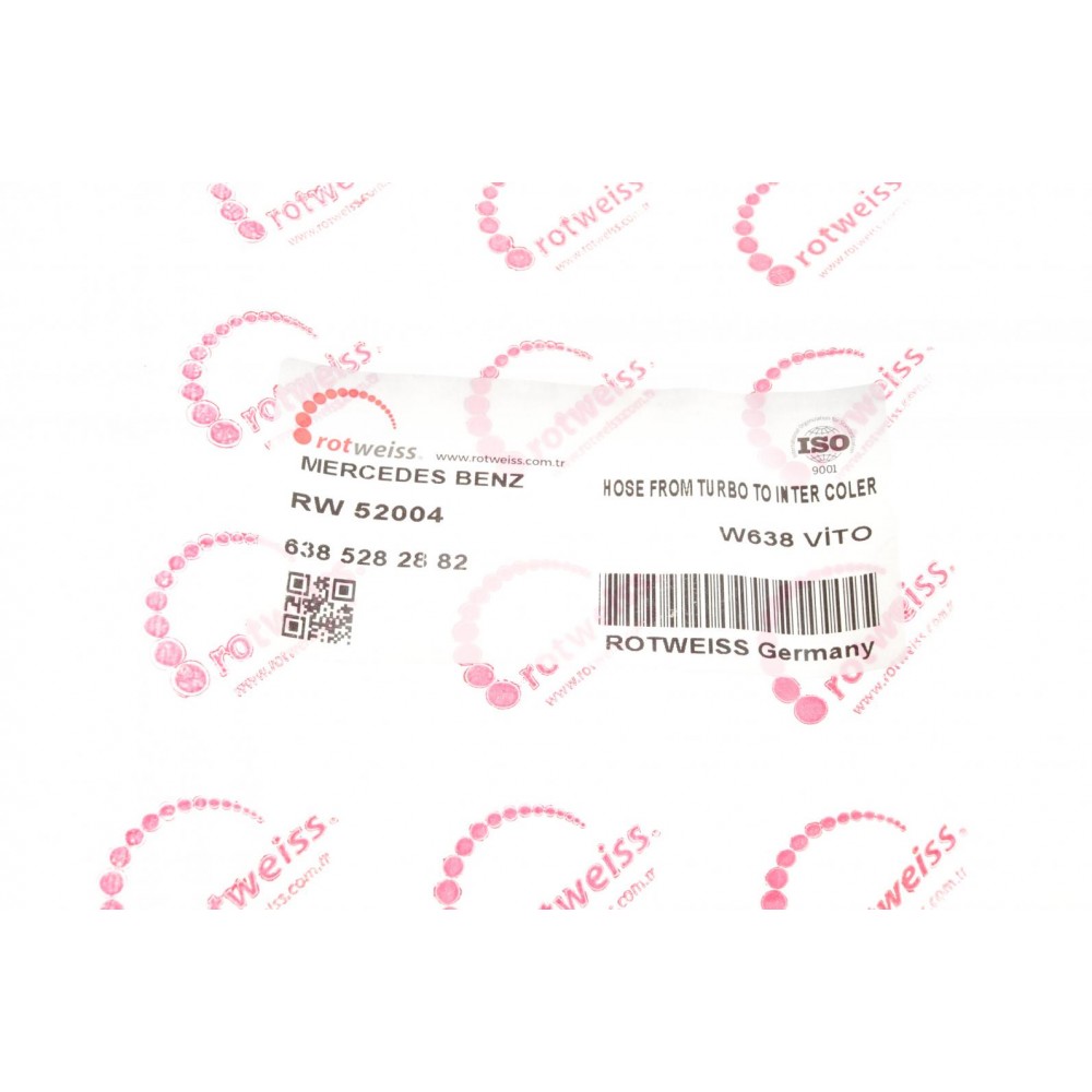 Патрубок інтеркулера (нижній) MB Vito (W638) 2.2CDI 99-03 (OM611)