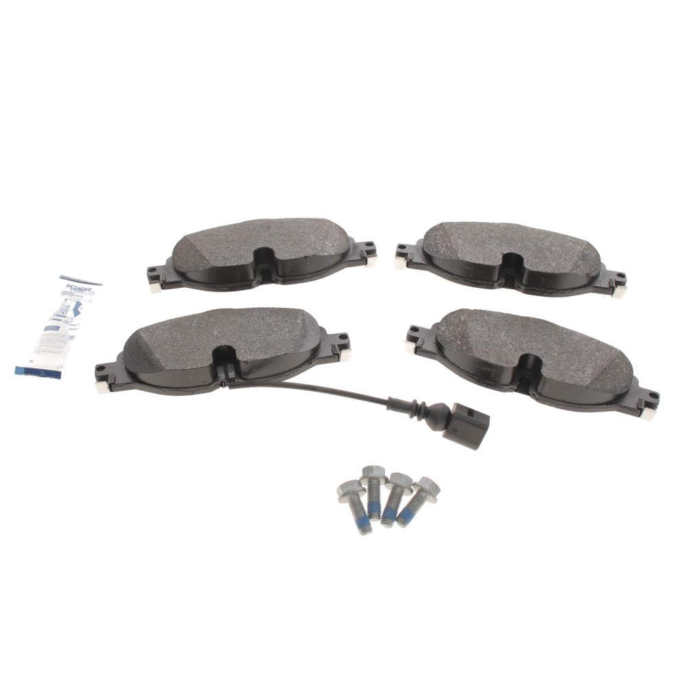 182111 ICER Комплект гальмівних колодок дисковий гальм