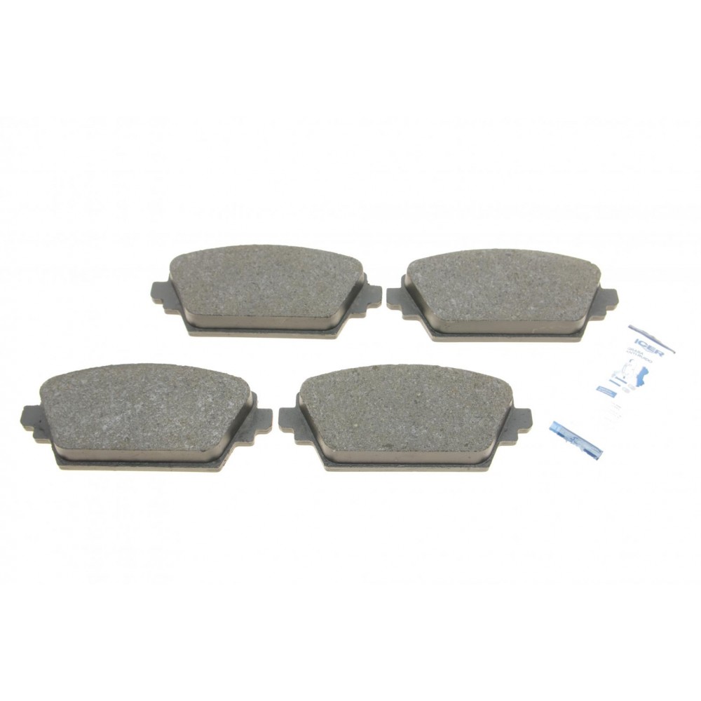 181581 ICER Комплект гальмівних колодок дисковий гальм